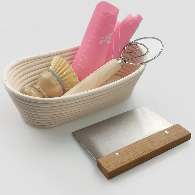 10 дюймов Овальный banneton хлеба корзины из ротанга тесто рост чаша