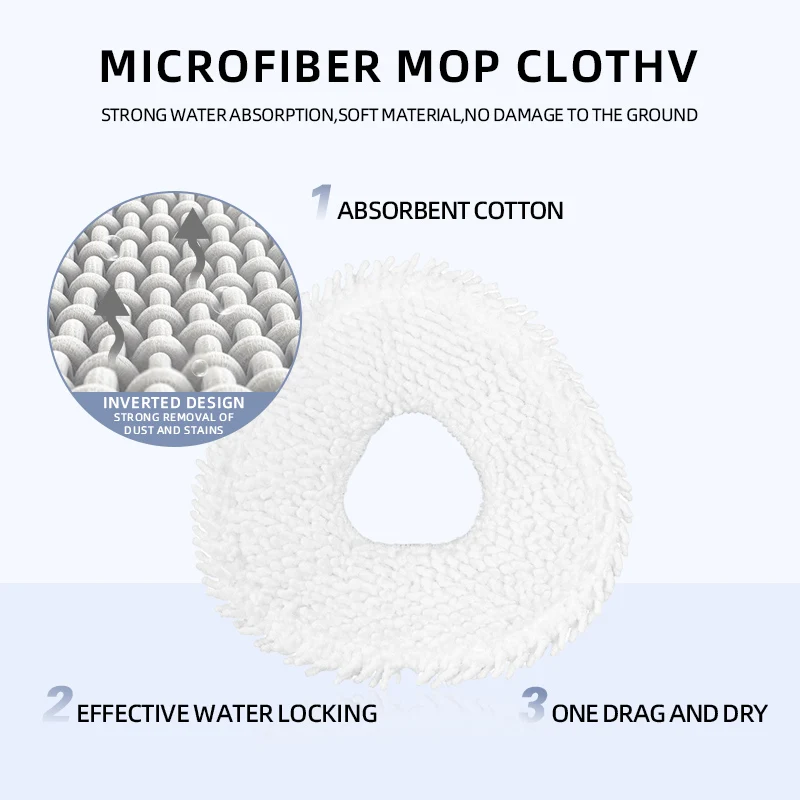Narwal J4 Robotic Vacuum Cleaner Spare Parts Accessories with Main Roller Side Brush Hepa Filter Mop Cloth Dust Bag