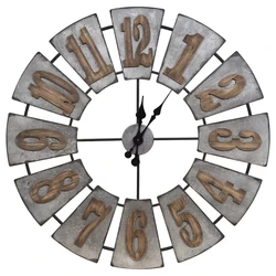 24inch 60cm large decorative metal wall clock