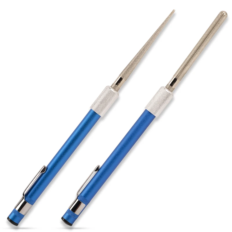 Factory wholesale swifty sharp Diamond Portable Knife Fishing Hook Sharpener for Outdoor