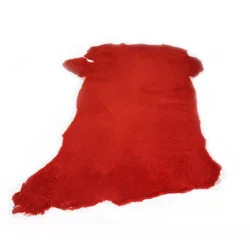 Leather Garments Trimming Use Double Face Soft Curly Lambskin Customized Fleece Hair On Shearling Sheepskins