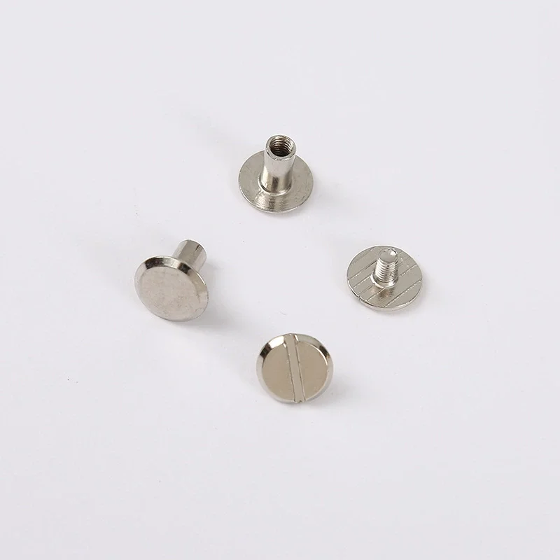 Double Cap Stainless Steel Rivets Factory Shipped Coloured Stationery Accessories for File Folders