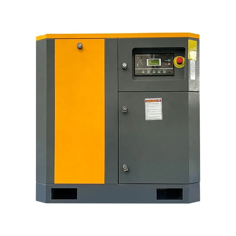 variable frequency air compressor 15HP pm motor vfd vsd inverter industrial rotary screw air compressor