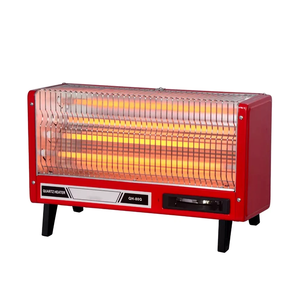 Хит продаж автономный комнатный кварцевый нагреватель 2400 Вт с 4 электроэлементами квадратной формы