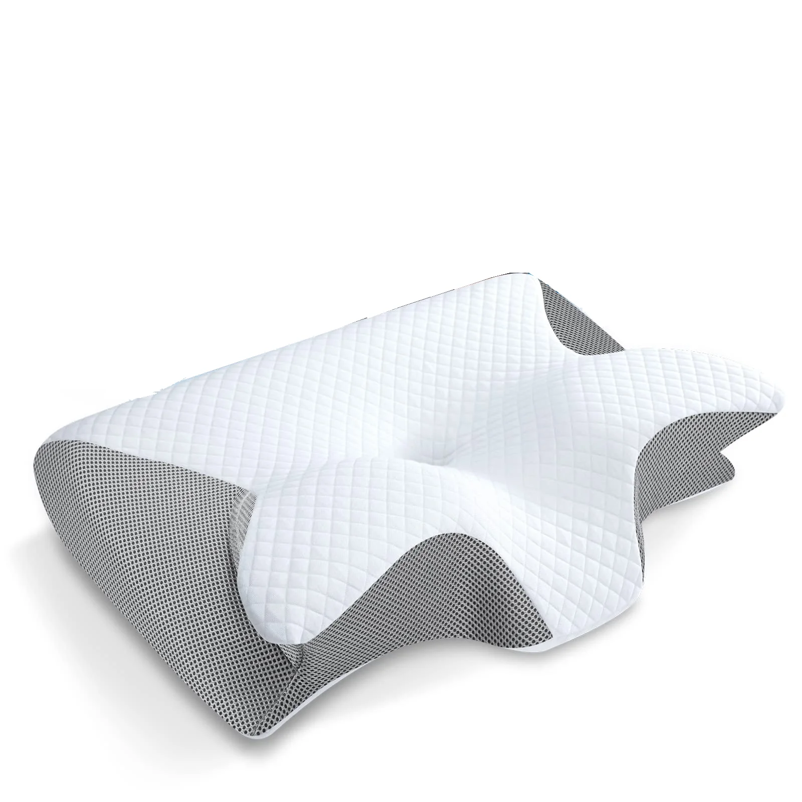 Multi Functional Concave Shape Patent Sleep Cooling Memory Foam Pillow