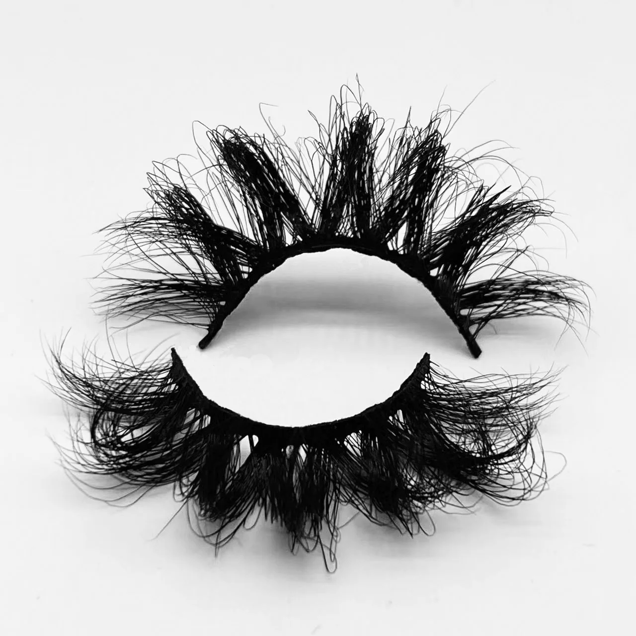 Manufacturer Vendors Supplies 25mm Mink eyelash vendor handmade 3d mink eyelashes D Curl with custom box your own brand