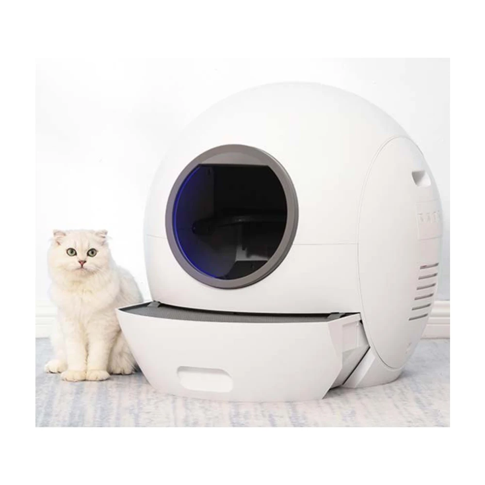 Luxury Large UV Light Cat Litter Toilet Box Automatic Cat Litter Box