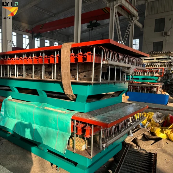 FRP Molded Grating Machine 38*38 1.22*3.66M Fiberglass Manufacturer Equipment Floor Walkway Welding Moulding Cutting Bending