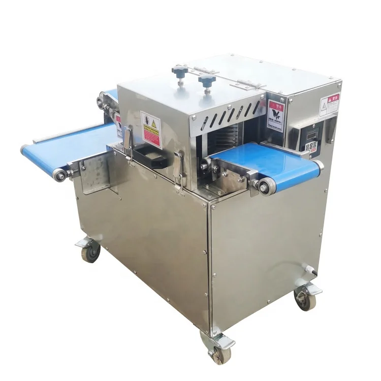 Commercial Fresh Meat Slicer Cube Strip Cutter Machine Meat Cube Diced Cutting Machine