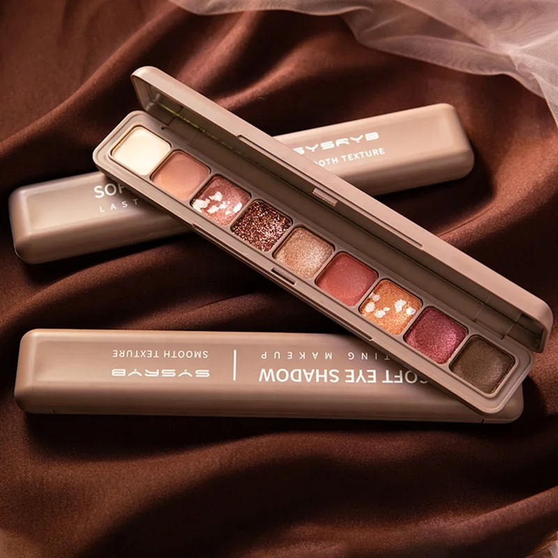 High Pigmented Pigment Keyboard Wholesale Custom  Makeup  Pink Glitter Matte Eyeshadow  Pallete Private Label