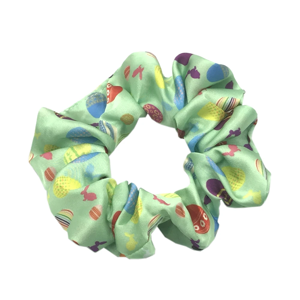 100 шт. на пасхальную тему с изображением кролика и резинка оптом фотографический фон пасхальными яйцами для волос девочек повязка голову хвост держатель женские аксессуары