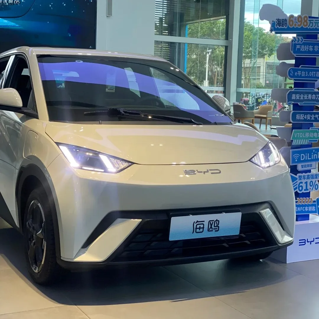 Byd Seagull 2024 EV Car Right Hand Drive 405km Flying Edition 5-Door 4-Seater SUV Mini Vehicle New Energy Hot Selling