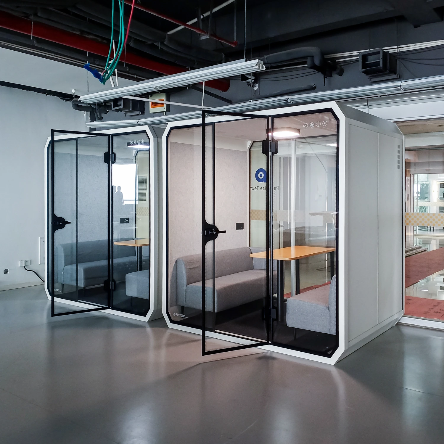 big space work space office pod sound proof phone booth individual work pod soundproof pods for work