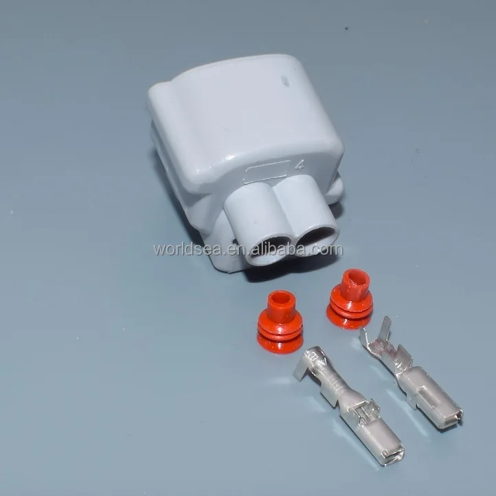 Auto 2pin plug 6189-0175 wiring electrical connector 90980-11019 9098011019 with terminals and seals