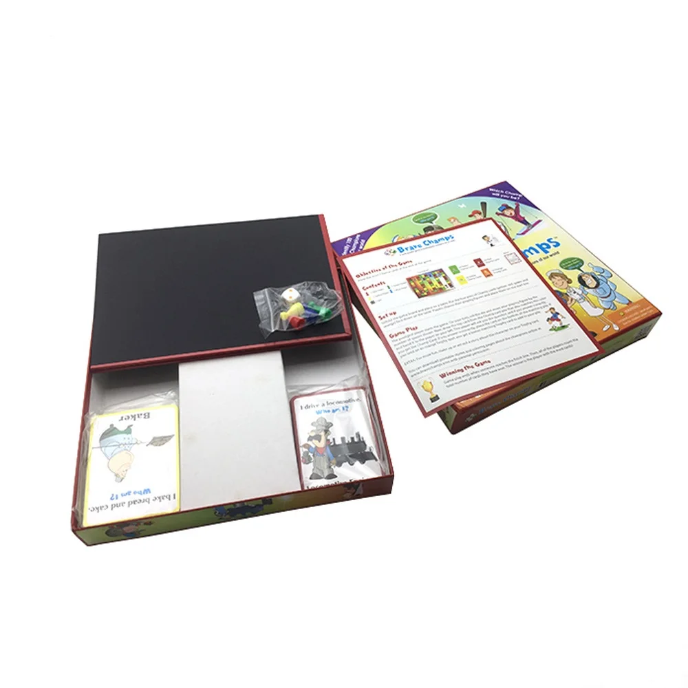 
Good Quality Custom Luxury Magnetic Colorful Matt Varnish Risk Christmas Playing Board Game 