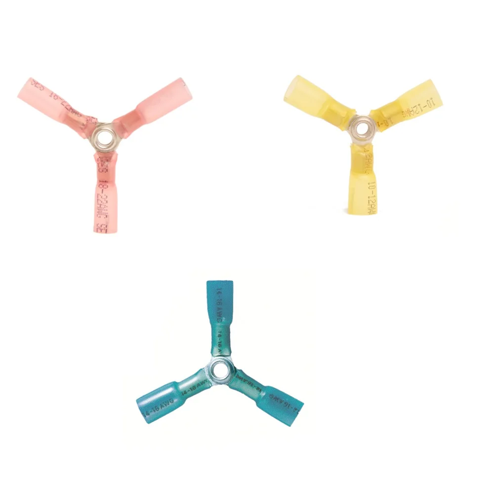 Sundimo Factory Wholesales High Performance  Heat Shrink Ring 3 Way Wire Terminal Connectors