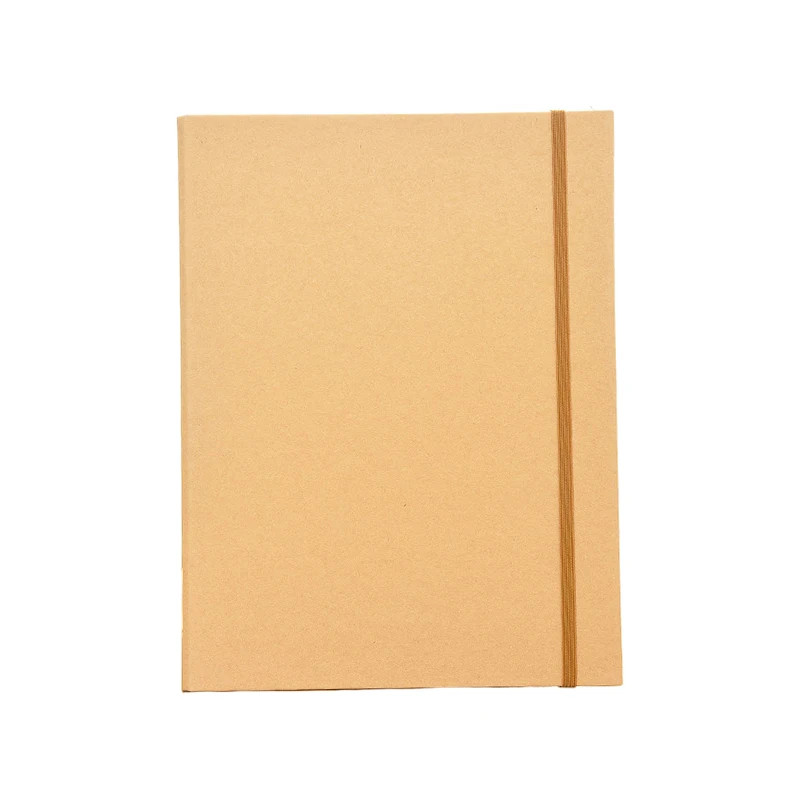 Kraft retro album folder file family reunion can be customized LOGO