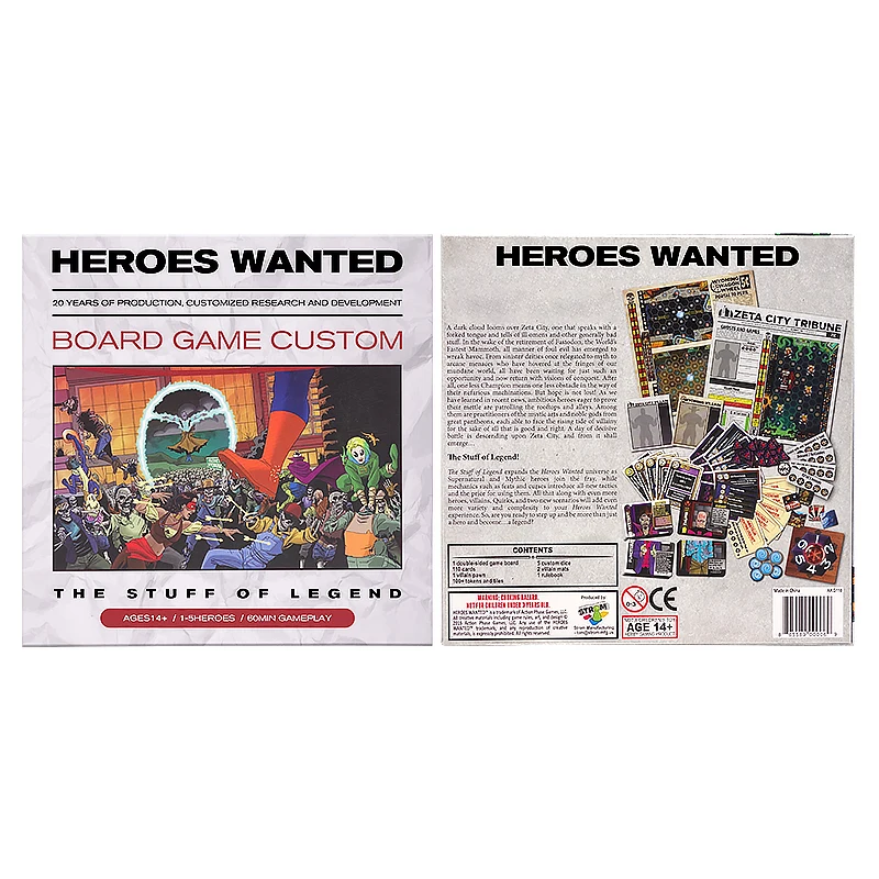 Adults Play Fun Wholesale Custom Printing Board Game And Cards Manufacturers