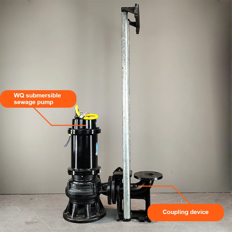 feili small mud slurry pump best quality sewage waste submersible water pumps wq non clogging sewage pump for dirty water