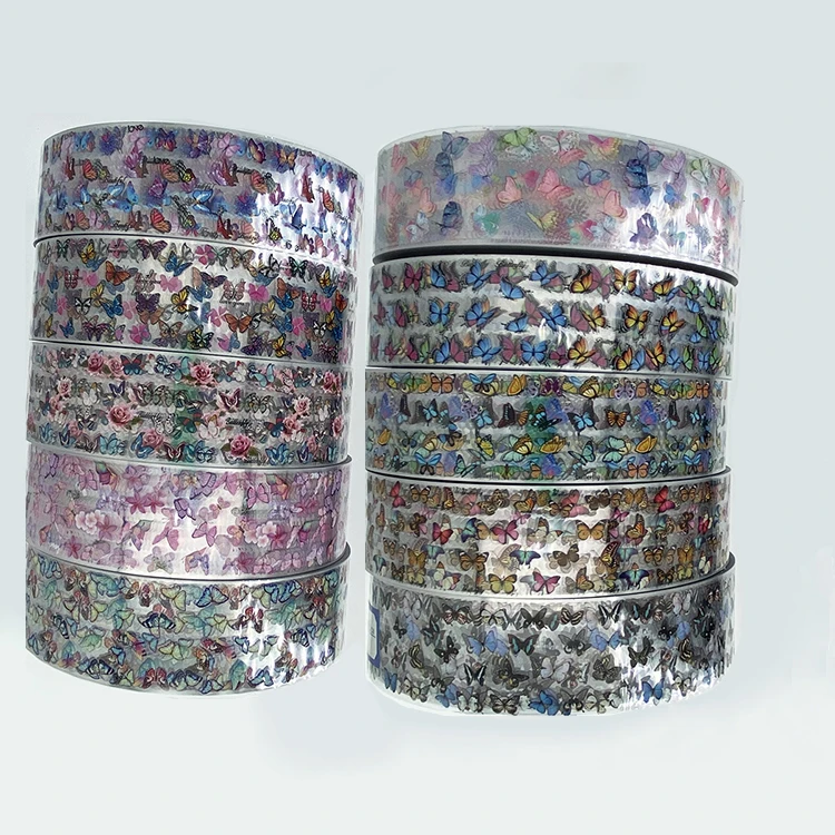 
High Quality Multi Colors Designs Nail Foil Rolls Art Supplies Nail Art Design 