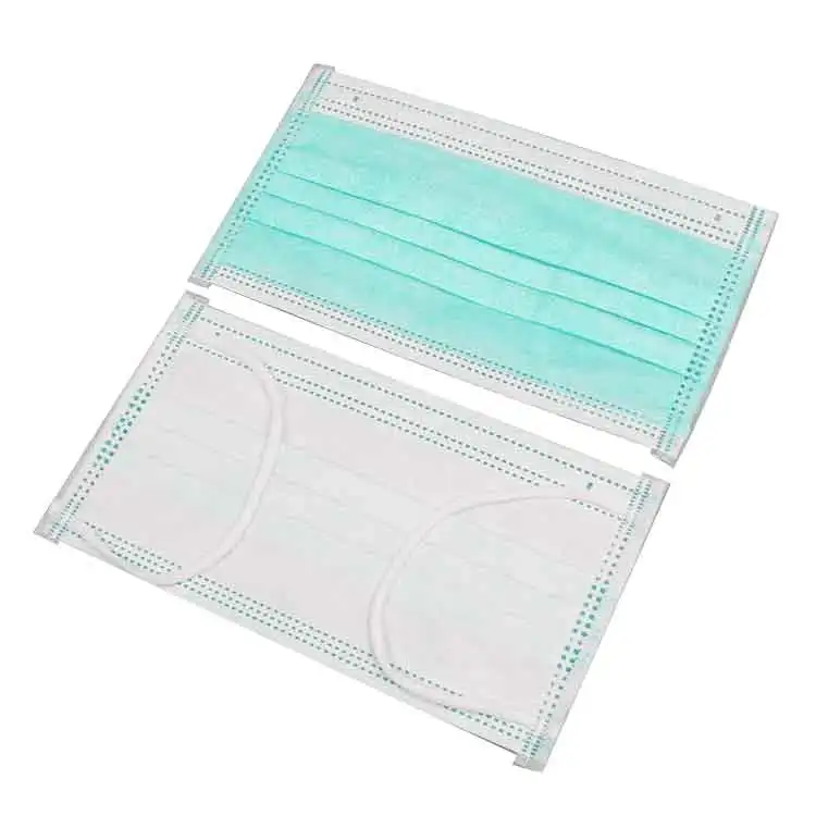 Good Quality Skin-friendly Disposable Nonwoven Blue Face Mask
