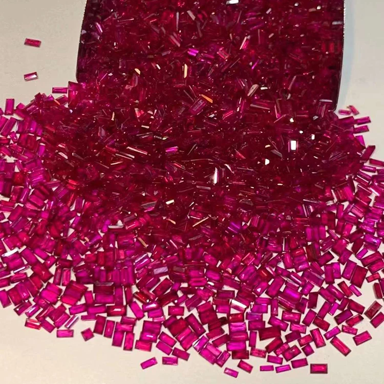 SGARIT Loose Gemstone Jewelry Pigeon Blood Red Natural Ruby Stone For Custom Jewelry Wholesale All Shape Genuine Ruby