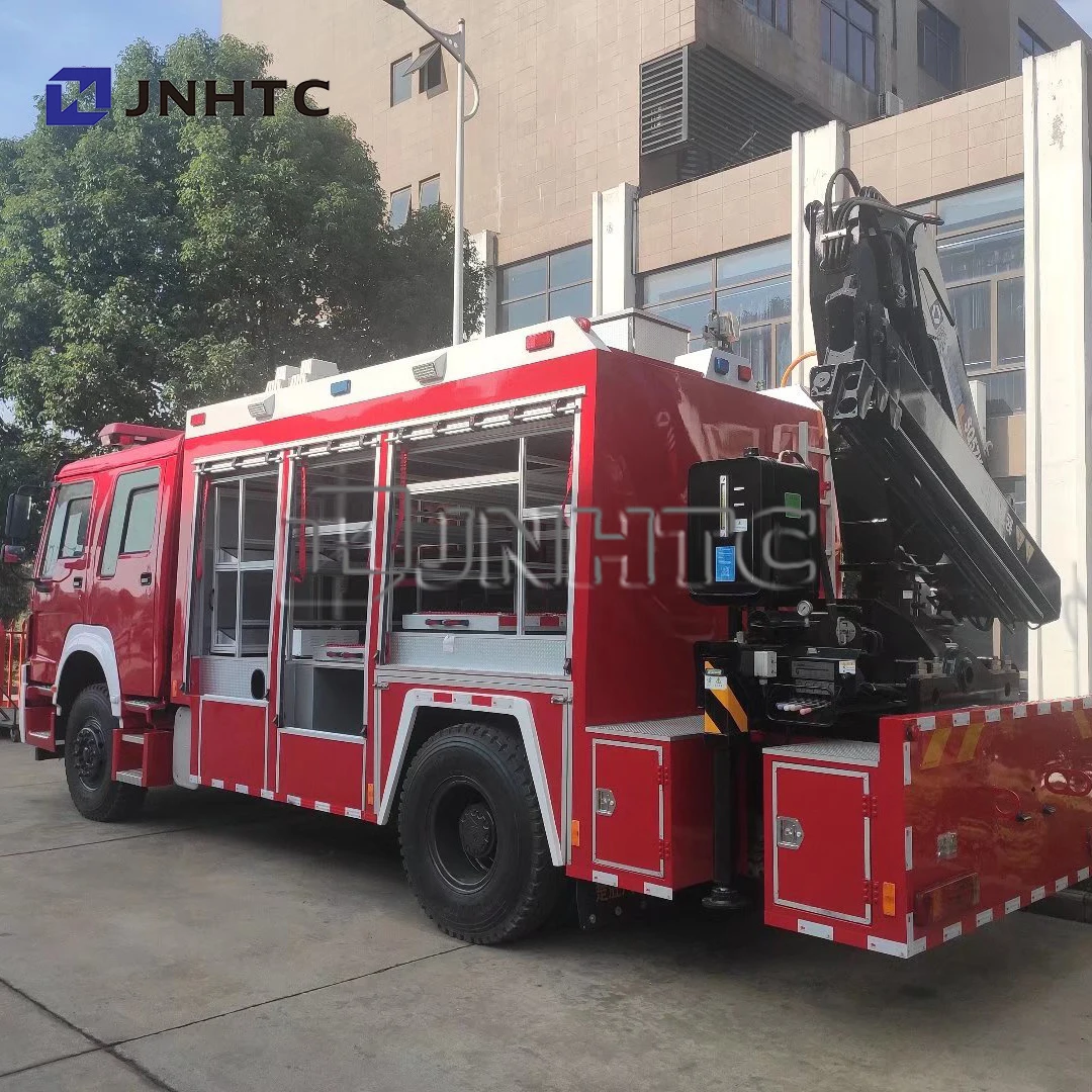China factory customized sinotruk fire fighter truck 4x2 water tank 8000 7000 city recuse emergency water tend with high quality