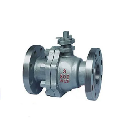 Cast Steel Manual Handle Flange 2PC 3PC Stainless Steel Casting Floating WCB Ball Valve
