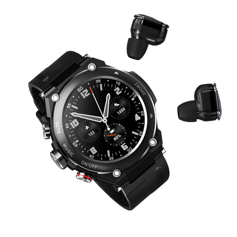 Best Selling Earbuds smart watch two in one tws T92 2 in 1 wireless earphone with smart watch wareless headphones