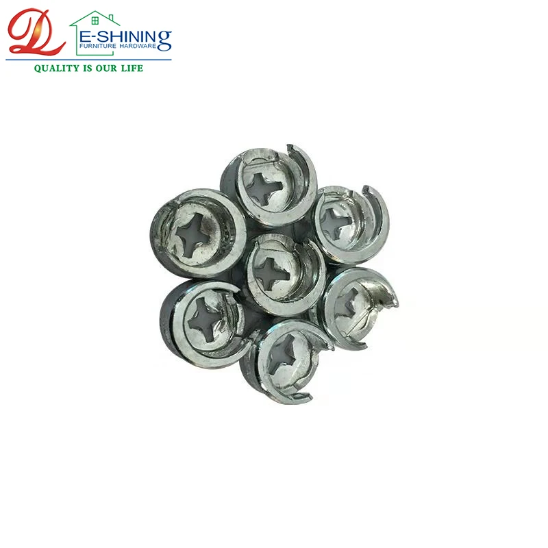 ESHINING Furniture Fitting Minifix Lock Cam Connectors Furniture Eccentric Lock Connecting Other Furniture Hardware Znic/nickel