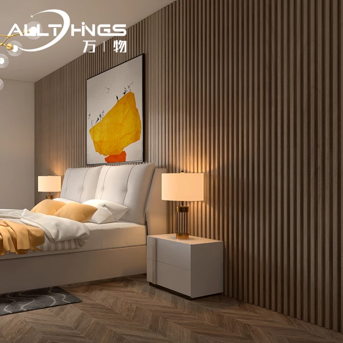 Быстрая установка вход ТВ решетка фон для домашнего декора wpc ПВХ рифленая настенная панель