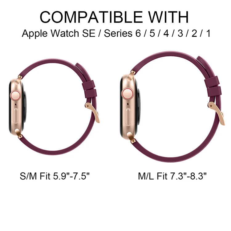  Силиконовый резиновый спортивный ремешок для наручных часов apple watch band Iwatch series