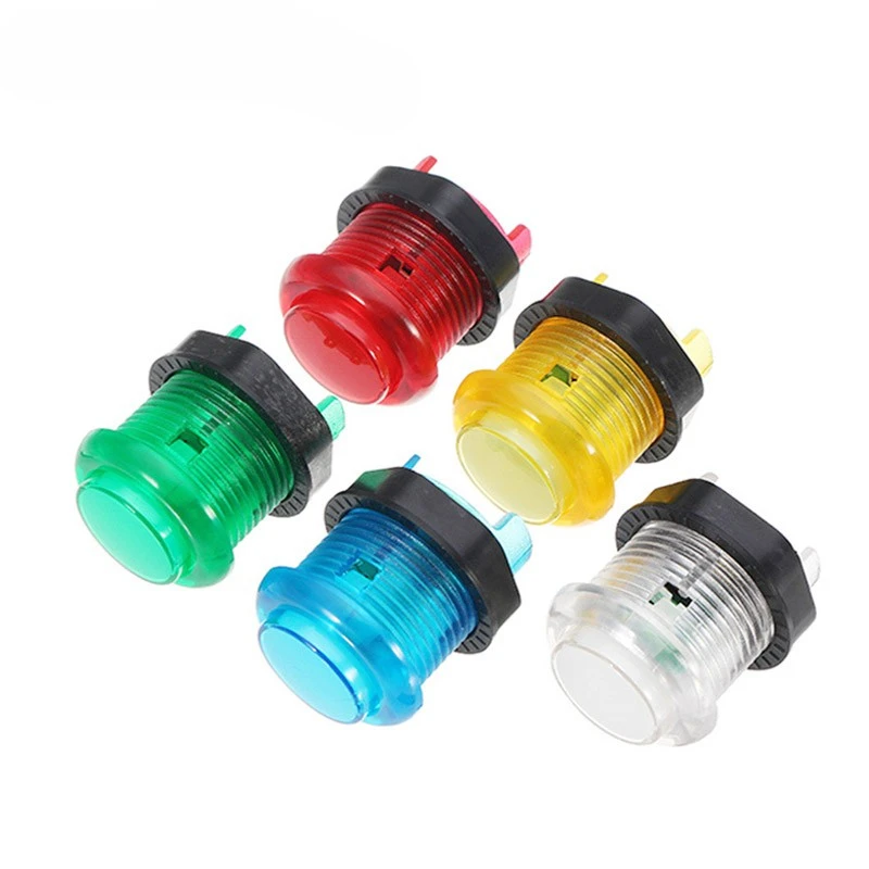 28mm Arcarcade led Push Button switch Button 12/5V arcade button on the King of Boxing console