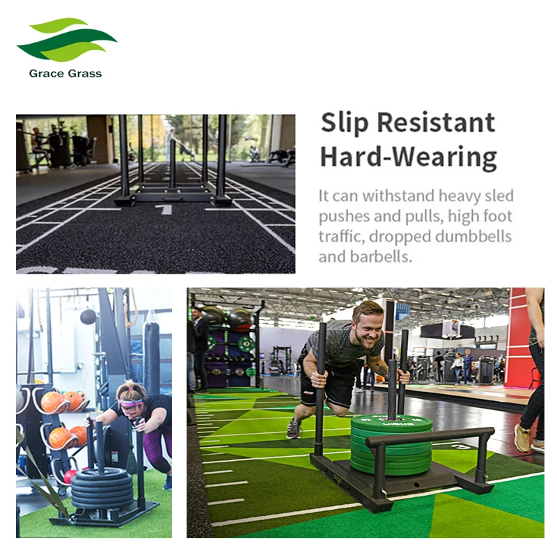 
High Quality Artificial Grass for Indoor Gym, Gym Turf Training/ 