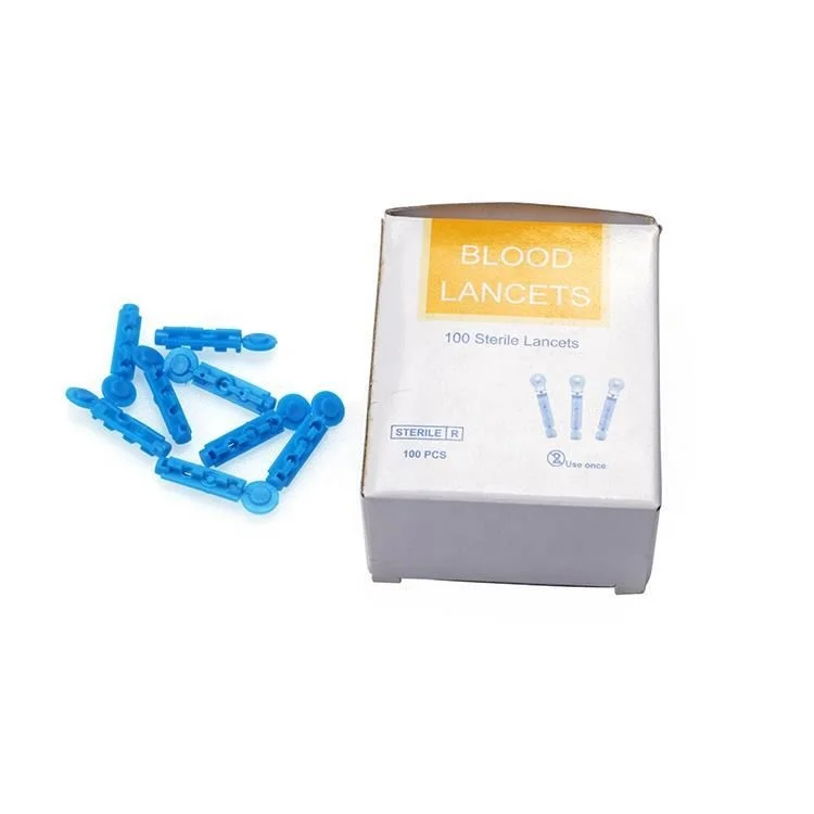 CE ISO approved yiwu medical factory price plastic disposable blood lancet