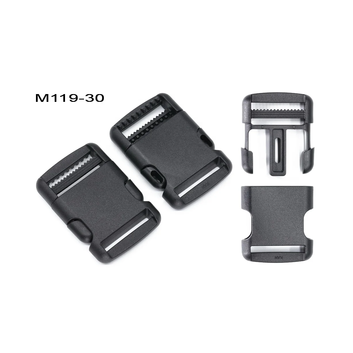 Quick Side Release Plastic Buckle Clip 1Inch Wide Nylon Strap Webbing Belt Buckle Heavy Duty Dual Adjust Clip Buckles