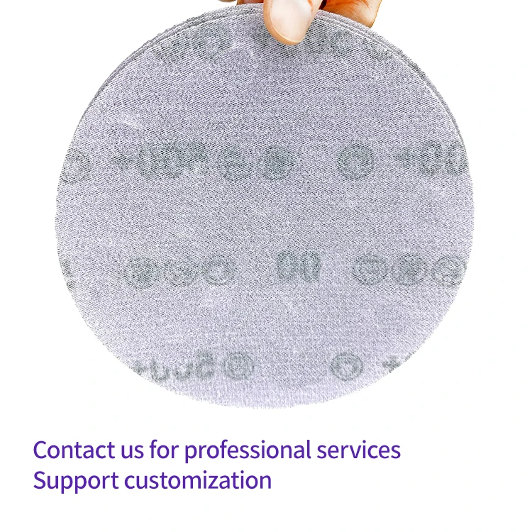 Автомобильный шлифовальный диск крючок и петля абразивы сухая фиолетовая пленка чистая подложка