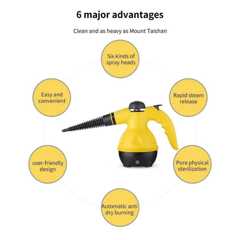Whole Family High Temperature Heavy Oil  Steam Cleaner