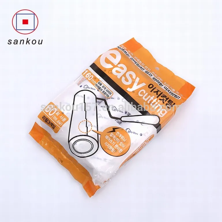 cleaning tape sticky paper plastic roller refills lint roller replacement set