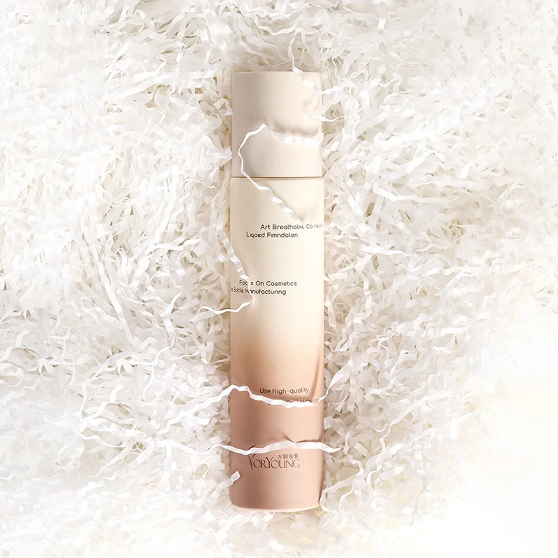 30ml 50ml 60ml 100ml Custom Printing Design Color Empty Skin Care Cosmetic Lotion Glass Bottle With Pressure Pump