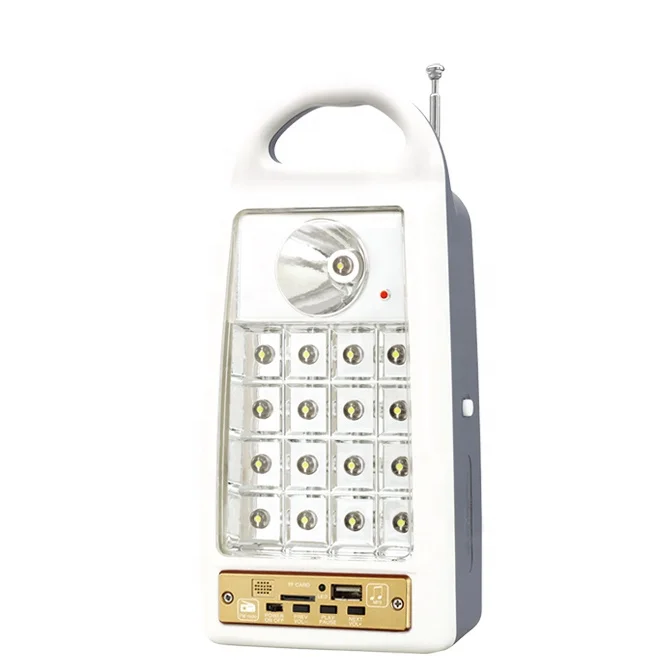 
Multifunction solar 0.5w led emergency light with radio MP3 