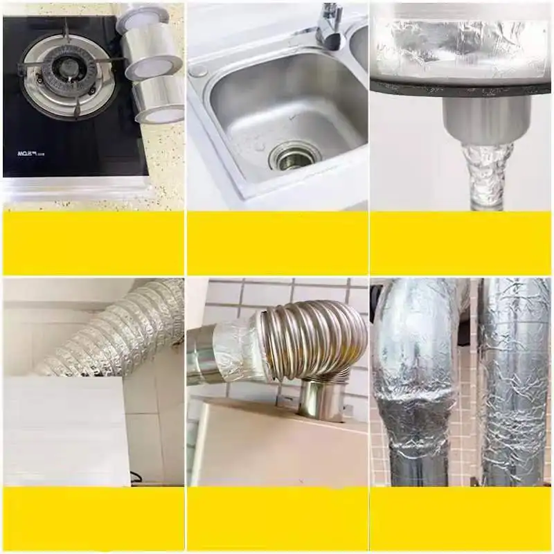 waterproof and fireproof aluminum foil tape for ventilation  HVAC