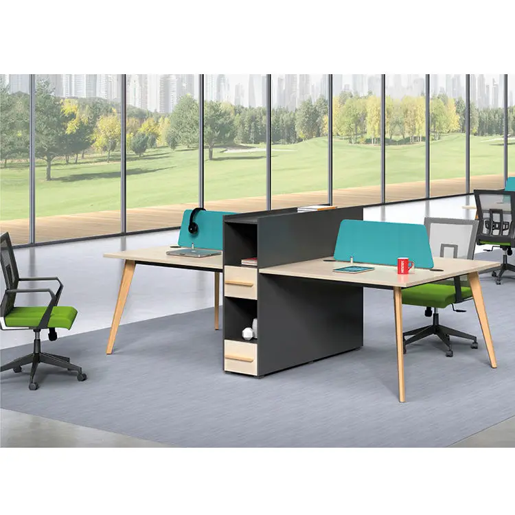 Wood call center work station movable computer office partition workstation desk for cubicles office furniture manufacturer