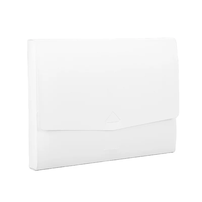 PP Office Stationery Portable file box document case foldable document box A4  Waterproof Office Learning Stationery
