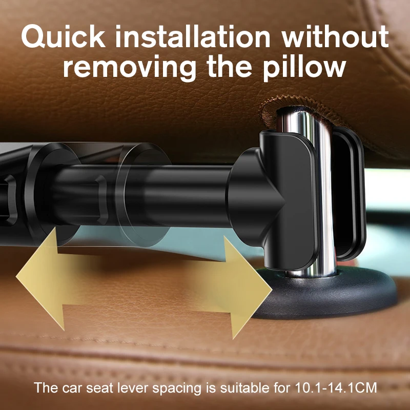 Wholesale Price Car Headrest Tablet Stand 360 Rotating Back Seat Mobile Phone Holders