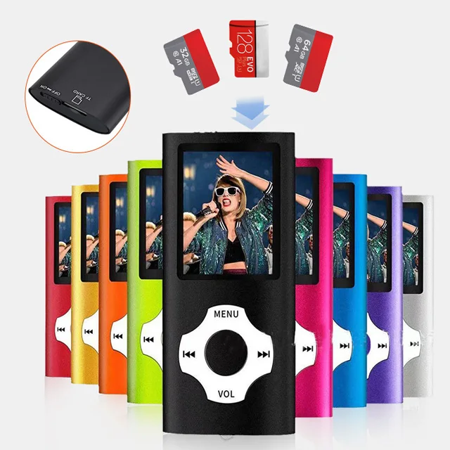 Mp3 Player Amazon Hot Selling blue tooth Mp3 Music Player  Free Download E-book reader voice recorder