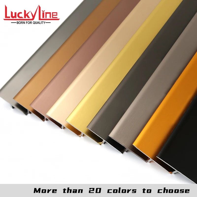 LUCKYLINE быстрая доставка, угловая отделка алюминиевой плитки для покрытия окантовки плитки