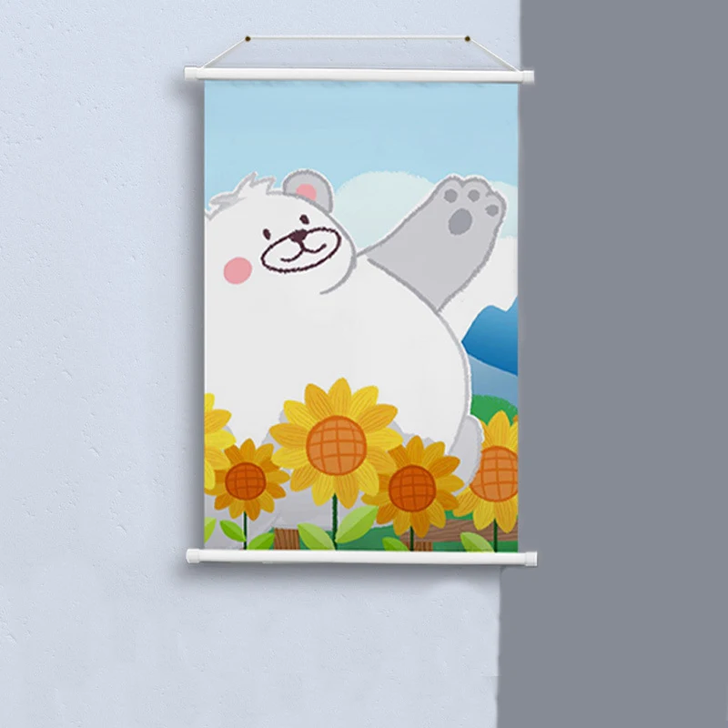 Custom Anime Posters Self-adhesive Wall Art Retro Posters for Home Paper Sticker Kawaii Room Decorative Painting Poster