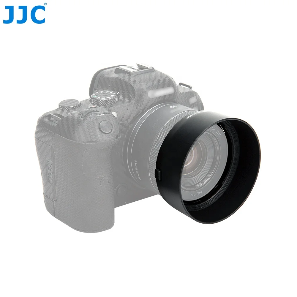 JJC реверсивная бленда объектива совместим с Canon RF 50 мм F1.8 STM объектив для EOS R6 Ra R титановый Электролитный электрод со случайно выбранным R5 C70 заменяет ES-65B