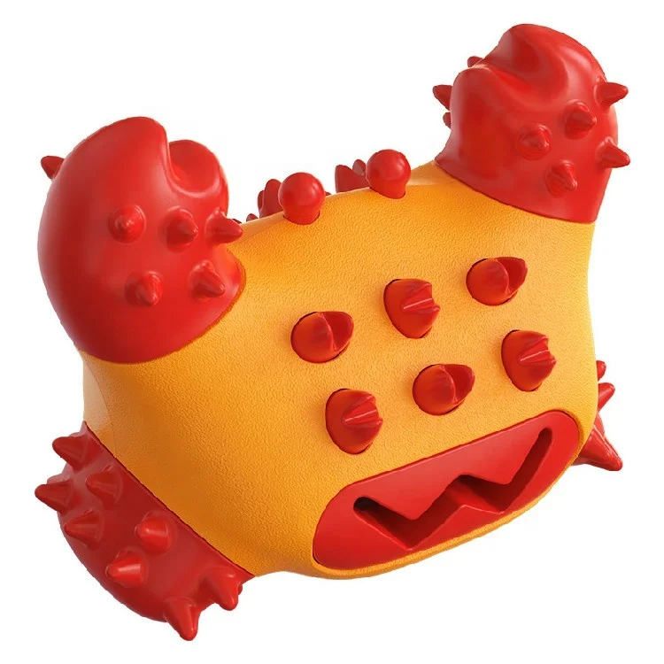 Crab dog chew toy toothbrush plastic wholesale top seller training travel cage bed other pet toys supplies products accessories